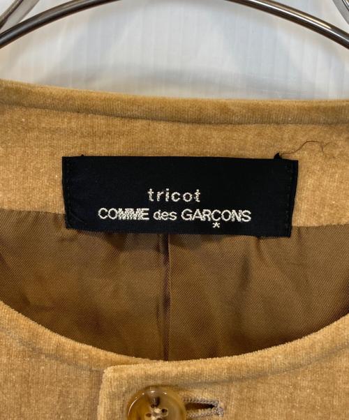 COMME des GARCONS tricot（コムデギャルソントリコ）COMME des GARCONS tricot (コムデギャルソントリコ) ジャケット　TJ-050330 ブラウン サイズ:表示がないため不明の古着・服飾アイテム