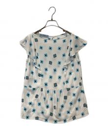 PRADA（プラダ）の古着「ノースリーブブラウス P9996B」｜アイボリー