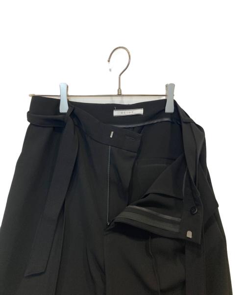 BEIGE（ベイジ）BEIGE (ベイジ) ワイドストレートパンツ PRCWCS0103 ブラック サイズ:4の古着・服飾アイテム