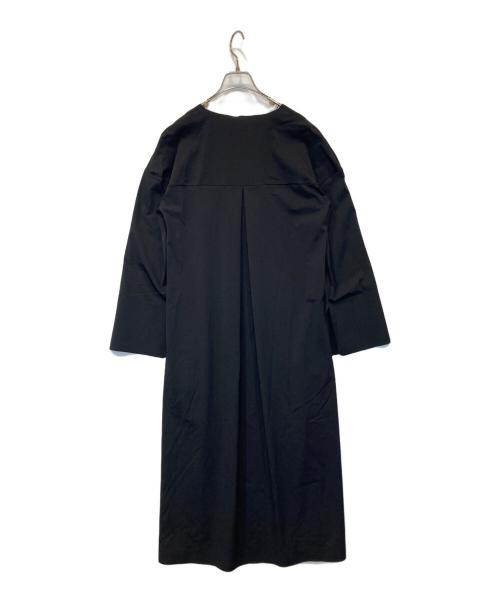 MM by MaxMara（エムエム バイ マックスマーラ）MM by MaxMara (エムエム バイ マックスマーラ) ナイロン混ワンピース 6621065706 ブラック サイズ:XS 未使用品の古着・服飾アイテム