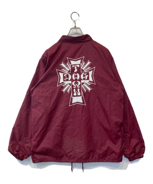 DOG TOWN（ドッグ タウン）DOG TOWN (ドッグ タウン) コーチジャケット ボルドー サイズ:XLの古着・服飾アイテム