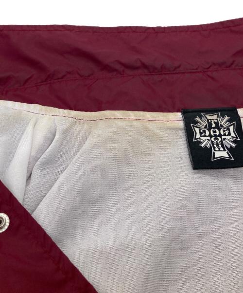 DOG TOWN（ドッグ タウン）DOG TOWN (ドッグ タウン) コーチジャケット ボルドー サイズ:XLの古着・服飾アイテム