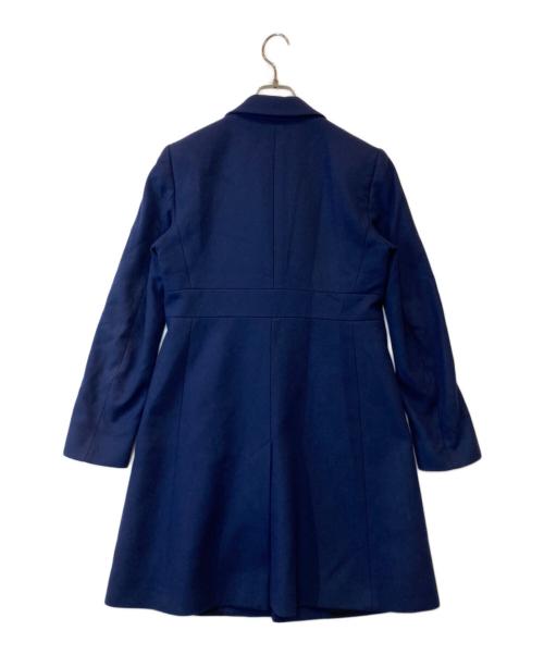 RED VALENTINO（レッドヴァレンティノ）RED VALENTINO (レッドヴァレンティノ) ポケットリボンチェスターコート CR337405-V11210R ネイビー サイズ:42の古着・服飾アイテム