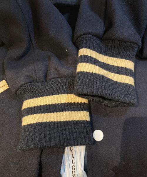 SPECIAL GUEST（スペシャルゲスト）SPECIAL GUEST (スペシャルゲスト) スタジャン 22SG-21 ネイビー サイズ:XLの古着・服飾アイテム
