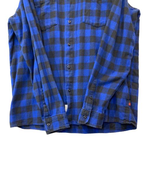 WOOLRICH（ウールリッチ）WOOLRICH (ウールリッチ) チェックシャツ ブルー×ブラック サイズ:Mの古着・服飾アイテム