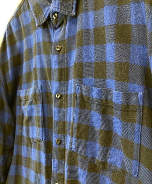 WOOLRICH（ウールリッチ）WOOLRICH (ウールリッチ) チェックシャツ ブルー×ブラック サイズ:Mの古着・服飾アイテム