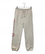 GUCCIグッチ）の古着「ロゴスウェットパンツ 539091-X3Q27」｜アイボリー