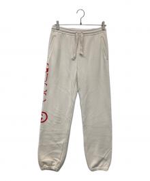 GUCCI（グッチ）の古着「ロゴスウェットパンツ 539091-X3Q27」｜アイボリー