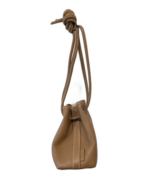 VASIC（ヴァジック）VASIC (ヴァジック) 巾着バッグ ブラウンの古着・服飾アイテム