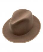 TAHタア）の古着「ウールハット」｜ベージュ