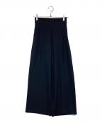 SOEJUソージュ）の古着「サイドタックワイドパンツ　S-00-PT-019」｜ブラック