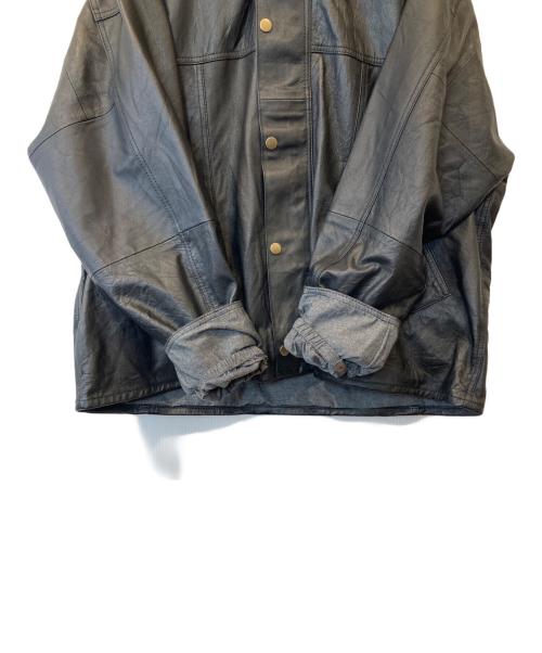 yoused（ユーズド）yoused (ユーズド) Leather Drivers JKT ブラック サイズ:1の古着・服飾アイテム