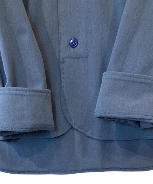 South2 West8（サウスツー ウエストエイト）south2 west8 (サウスツー ウエストエイト) ノーカラーシャツ KP837 ブルー サイズ:XSの古着・服飾アイテム