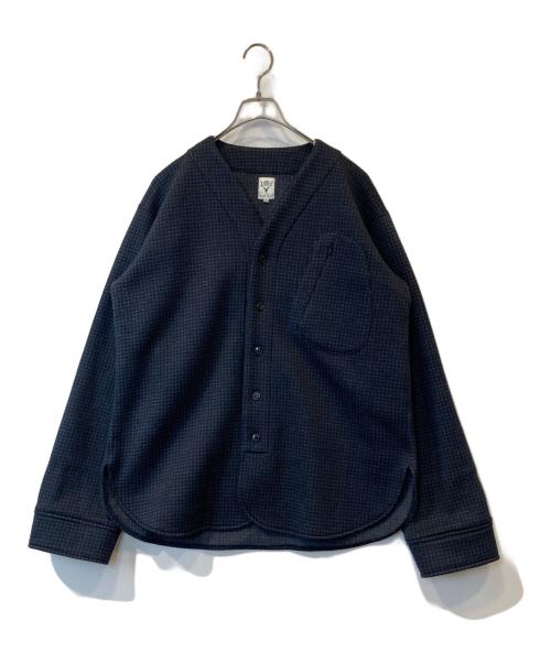 South2 West8（サウスツー ウエストエイト）south2 west8 (サウスツー ウエストエイト) SCOUTING SHIRT J0830 シャツ ネイビー サイズ:XSの古着・服飾アイテム