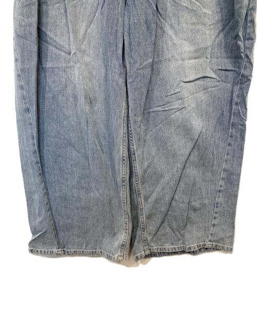 pual ce cin（ピュアルセシン）pual ce cin (ピュアルセシン) 綿麻デニムイージーパンツ　0251020210 インディゴ サイズ:FREEの古着・服飾アイテム