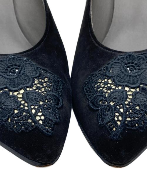 Christian Dior（クリスチャン ディオール）Christian Dior (クリスチャン ディオール) ヒールパンプス 435765 ブラック サイズ:5 1/2の古着・服飾アイテム