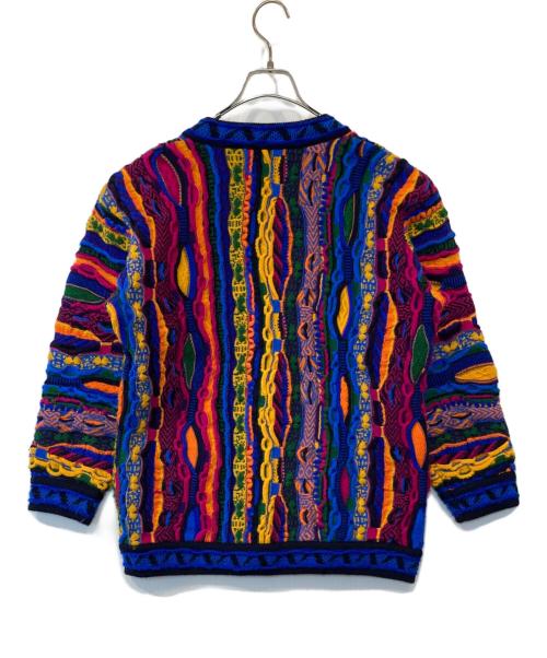 Coogi（クージー）Coogi (クージー) 3Dニットカーディガン マルチカラー サイズ:SSの古着・服飾アイテム