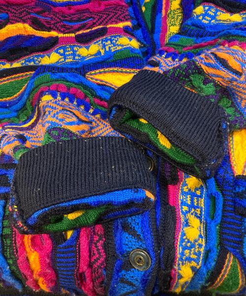 Coogi（クージー）Coogi (クージー) 3Dニットカーディガン マルチカラー サイズ:SSの古着・服飾アイテム
