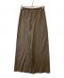 GALERIE VIE（ギャルリーヴィー）の古着「ウールツイル セミワイドパンツ」｜ブラウン