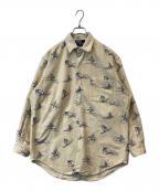 POLO RALPH LAURENポロ・ラルフローレン）の古着「MARLO スキー柄シャモアクロスシャツ」｜イエロー