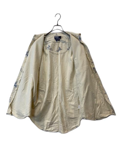POLO RALPH LAUREN（ポロ・ラルフローレン）POLO RALPH LAUREN (ポロ・ラルフローレン) MARLO スキー柄シャモアクロスシャツ イエロー サイズ:Mの古着・服飾アイテム