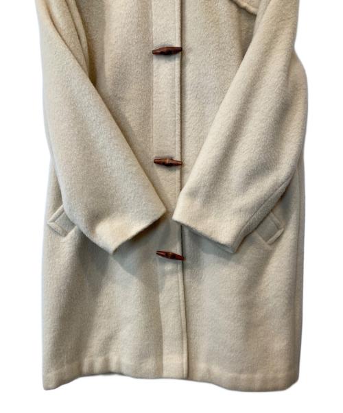 L.L.Bean（エルエルビーン）L.L.Bean (エルエルビーン) 裏地チェックダッフルコート アイボリー サイズ:不明の古着・服飾アイテム