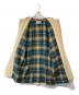 中古・古着 L.L.Bean (エルエルビーン) 裏地チェックダッフルコート アイボリー サイズ:不明：9000円