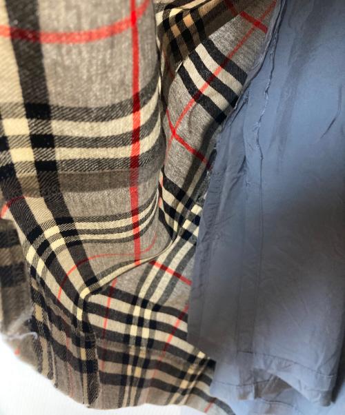 Burberry's（バーバリーズ）Burberry's (バーバリーズ) ノバチェックウールスカート FX003-201 グレー サイズ:Mの古着・服飾アイテム