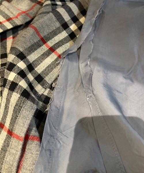 Burberry's（バーバリーズ）Burberry's (バーバリーズ) ノバチェックウールスカート FX003-201 グレー サイズ:Mの古着・服飾アイテム