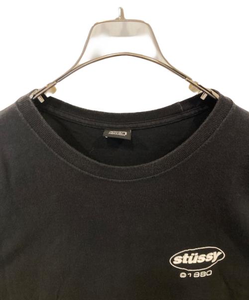 stussy（ステューシー）stussy (ステューシー) プリントTシャツ ブラック サイズ:Lの古着・服飾アイテム