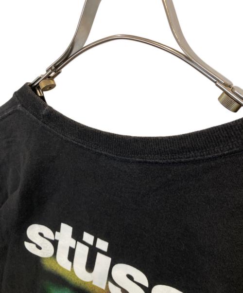 stussy（ステューシー）stussy (ステューシー) プリントTシャツ ブラック サイズ:Lの古着・服飾アイテム