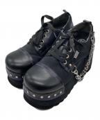 Yosukeヨースケ）の古着「厚底スニーカー 4460040」｜ブラック