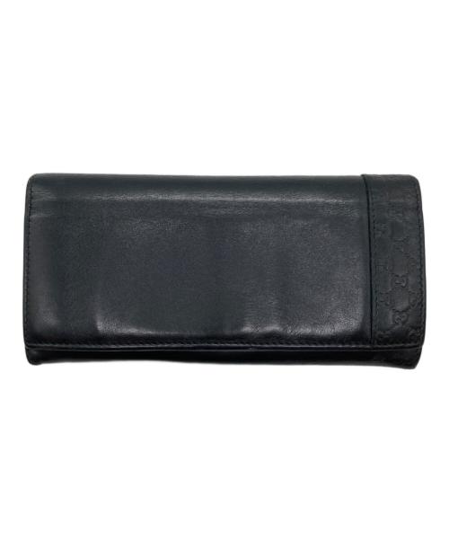 GUCCI（グッチ）GUCCI (グッチ) 長財布 256434 0416 ブラックの古着・服飾アイテム