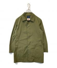 EDIFICE（エディフィス）の古着「KOMATSU STRETCH ステンカラーコート」｜カーキ