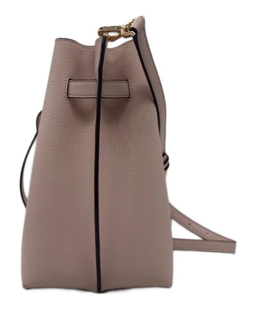 MICHAEL KORS（マイケルコース）MICHAEL KORS (マイケル・コース) 巾着ショルダーバッグ ピンクの古着・服飾アイテム
