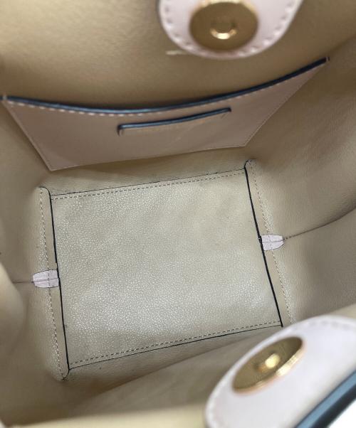 MICHAEL KORS（マイケルコース）MICHAEL KORS (マイケル・コース) 巾着ショルダーバッグ ピンクの古着・服飾アイテム