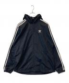 adidasアディダス）の古着「モノグラム ウインドブレーカー　GD5844」｜ブラック