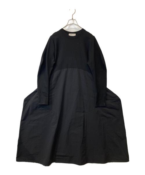 HeRIN.CYE（ヘリンドットサイ）HeRIN.CYE (ヘリンドットサイ) Ponte docking dress　530GAT83-1620 ワンピース ブラック サイズ:FREEの古着・服飾アイテム