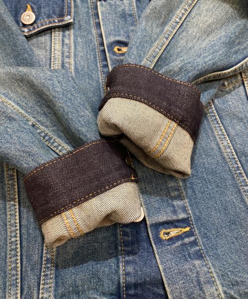 Maison Margiela 1（メゾンマルジェラ 1）Maison Margiela 1 (メゾンマルジェラ 1) ノーカラーデニムジャケット　S51AM0467 S30561 インディゴ サイズ:42の古着・服飾アイテム