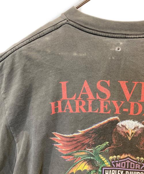 HARLEY-DAVIDSON（ハーレーダビッドソン）HARLEY-DAVIDSON (ハーレーダビッドソン) プリントTシャツ ブラウン サイズ:XLの古着・服飾アイテム
