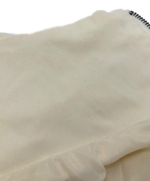 KASTANE（カスタネ）KASTANE (カスタネ) フリルナイロンブルゾン イエロー サイズ:FREEの古着・服飾アイテム