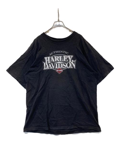 HARLEY-DAVIDSON（ハーレーダビッドソン）HARLEY-DAVIDSON (ハーレーダビッドソン) プリントTシャツ ブラック サイズ:XLの古着・服飾アイテム