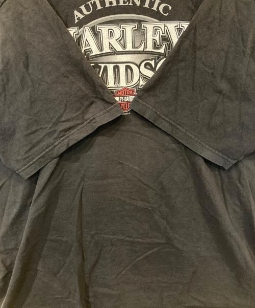 HARLEY-DAVIDSON（ハーレーダビッドソン）HARLEY-DAVIDSON (ハーレーダビッドソン) プリントTシャツ ブラック サイズ:XLの古着・服飾アイテム