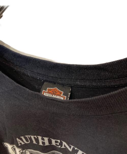 HARLEY-DAVIDSON（ハーレーダビッドソン）HARLEY-DAVIDSON (ハーレーダビッドソン) プリントTシャツ ブラック サイズ:XLの古着・服飾アイテム