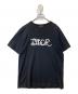 Christian Dior（クリスチャン ディオール）の古着「ロゴ刺繍Tシャツ　143J685C0677」｜ブラック