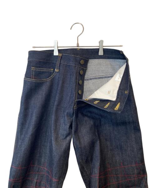 NEMETH（ネメス）Nemeth (ネメス) ニーステッチデニムパンツ RL20 インディゴ サイズ:Lの古着・服飾アイテム