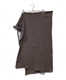 STUDIO DOE（スタジオドゥ）の古着「ラップスカート」｜グレー