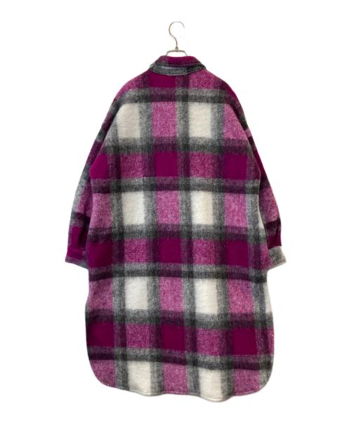 MODE FOURRURE（モードフルーレ）MODE FOURRURE (モードフルーレ) ステンカラーコート　ML-9215 ピンク サイズ:FREE 未使用品の古着・服飾アイテム