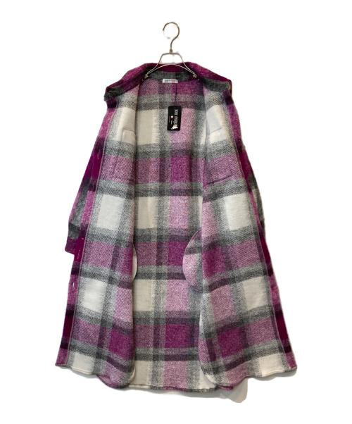 MODE FOURRURE（モードフルーレ）MODE FOURRURE (モードフルーレ) ステンカラーコート　ML-9215 ピンク サイズ:FREE 未使用品の古着・服飾アイテム