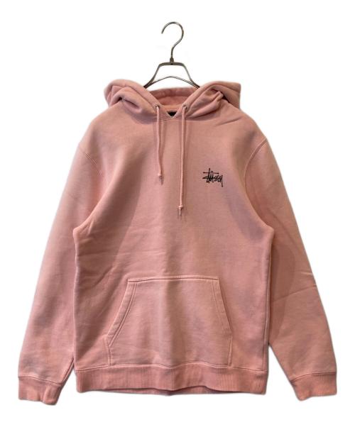 stussy（ステューシー）stussy (ステューシー) スウェットパーカー　Z4000SAS17 ピンク サイズ:Mの古着・服飾アイテム